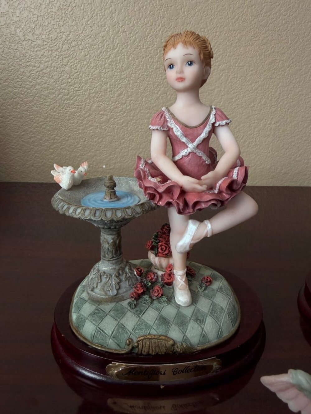 1989 Montefiori Collection Ballerina Cherub & Figurines Lot Resin Set of 3 - Picture 6 of 16